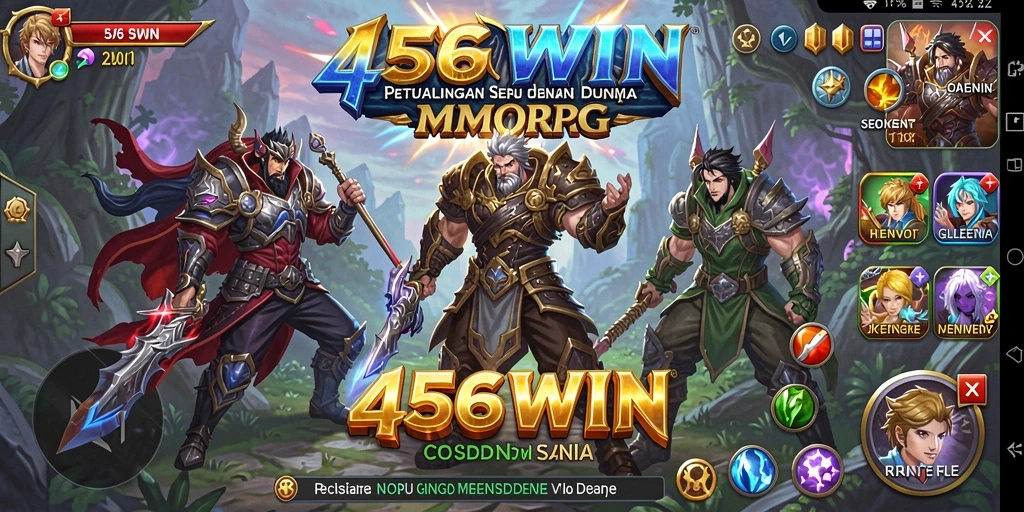 Tampilan gameplay menakjubkan dalam 456WIN dengan karakter yang dinamis.
