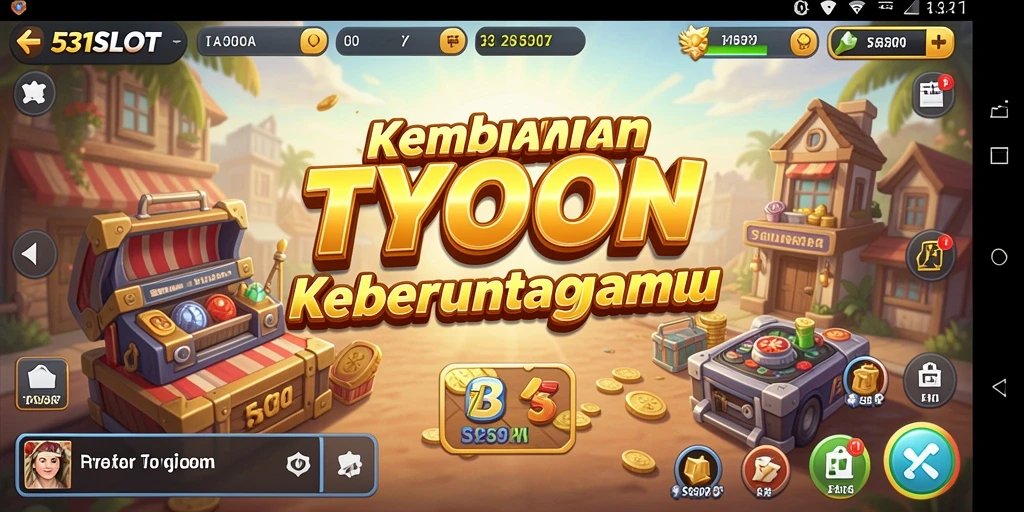Tampilan gameplay 531SLOT yang menegangkan dan penuh warna.