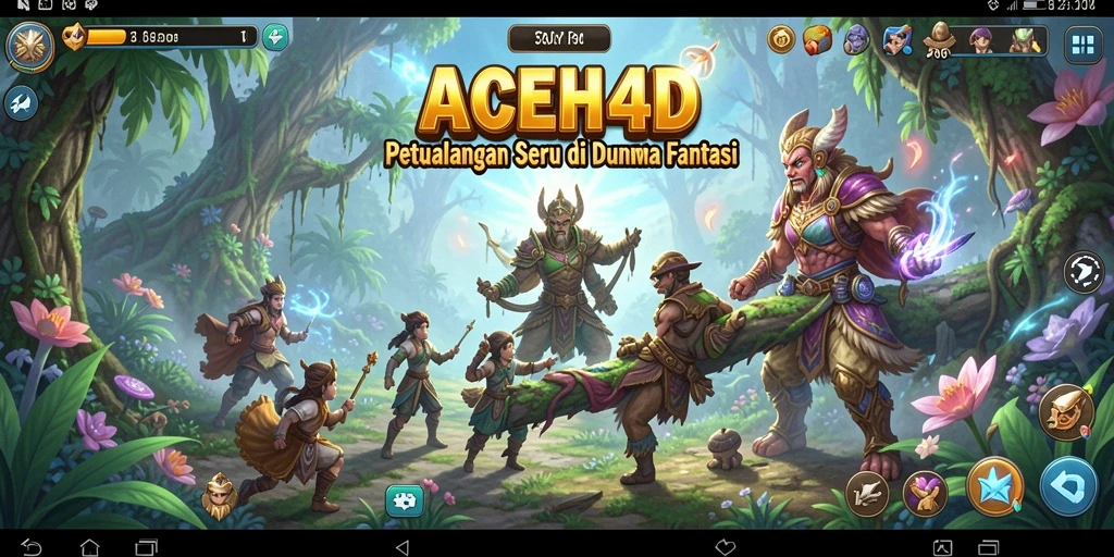 Screenshot gameplay ACEH4D menampilkan petualangan seru dan penuh tantangan.