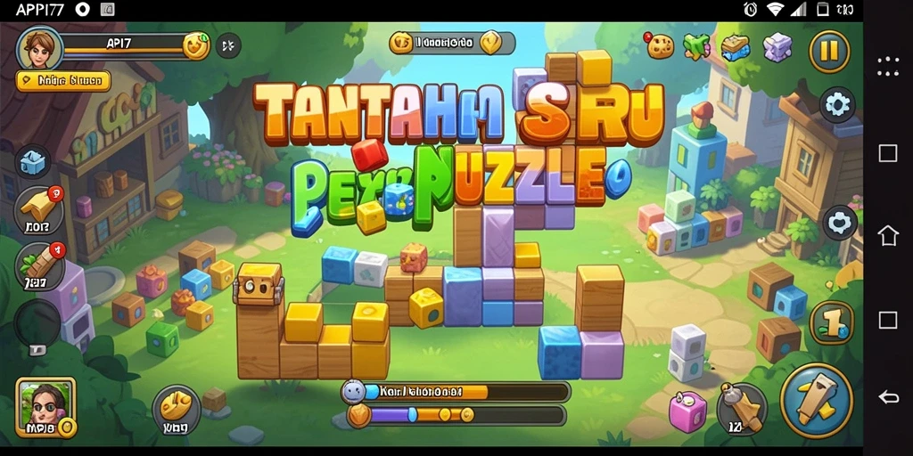 Tampilan gameplay API77 yang menantang dan penuh warna.