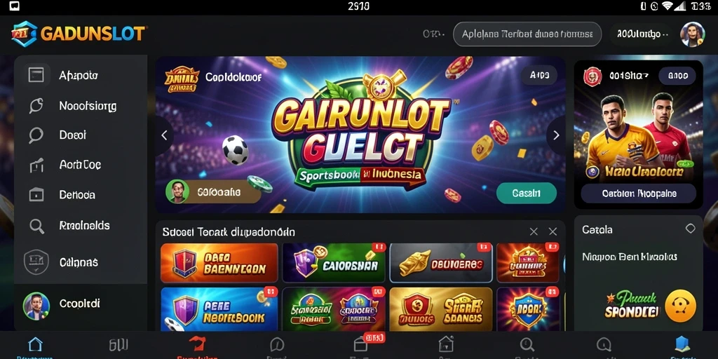 Tampilan menarik dari gameplay Sportsbook GADUNSLOT.