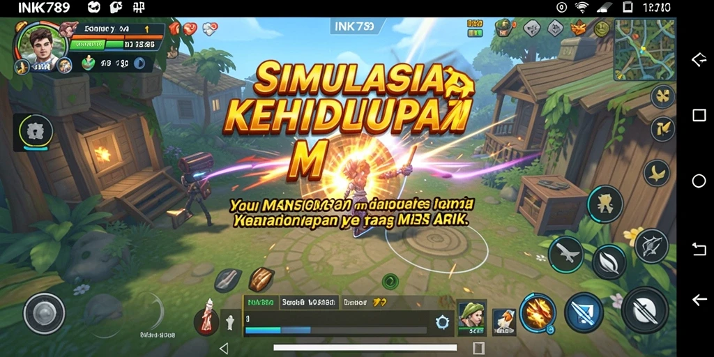 Tampilan gameplay INK789 yang menarik dan interaktif dalam simulasi kehidupan.
