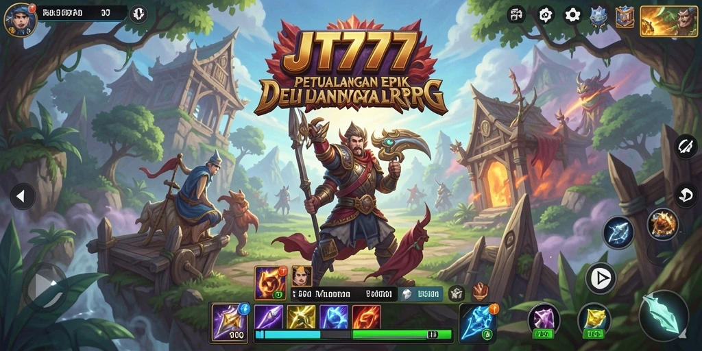 Tampilan gameplay JT777 menampilkan pertempuran dan eksplorasi yang mendebarkan.