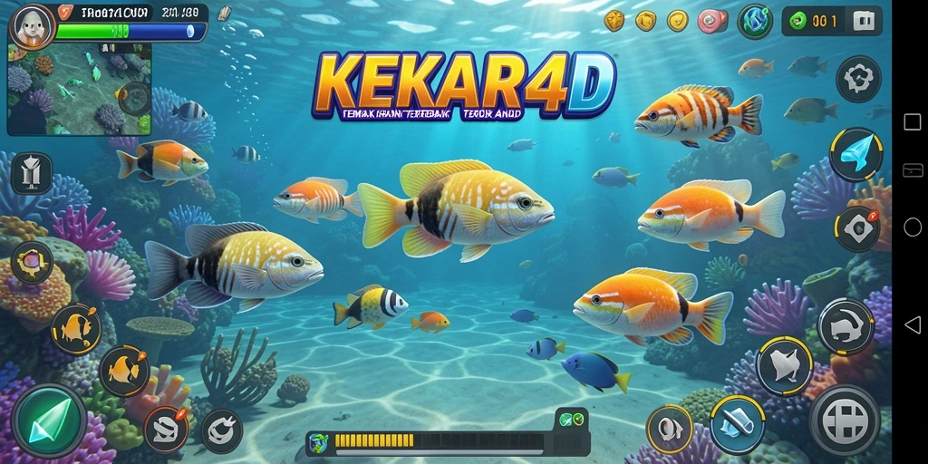 Tampilan gameplay Tembak Ikan yang seru dan menantang.