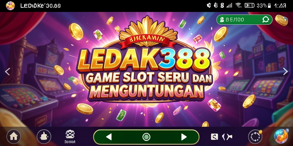 Tampilan memukau dari gameplay LEDAK388 dengan berbagai slot menarik.