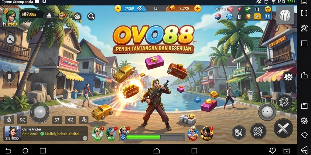Tampilan gameplay OVO88 yang seru dan penuh aksi.