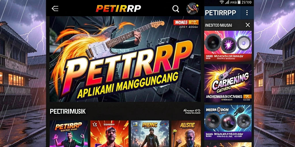 Gameplay seru dan interaktif dari PETIRRP dengan musik.