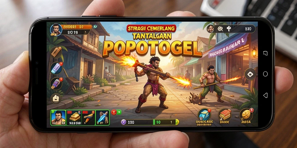 Tangkapan layar utama POPOTOGEL menampilkan aksi strategi yang mendebarkan.