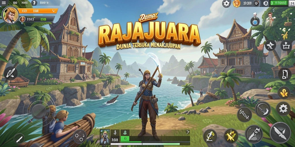Gameplay menakjubkan di dunia terbuka RAJAJUARA.