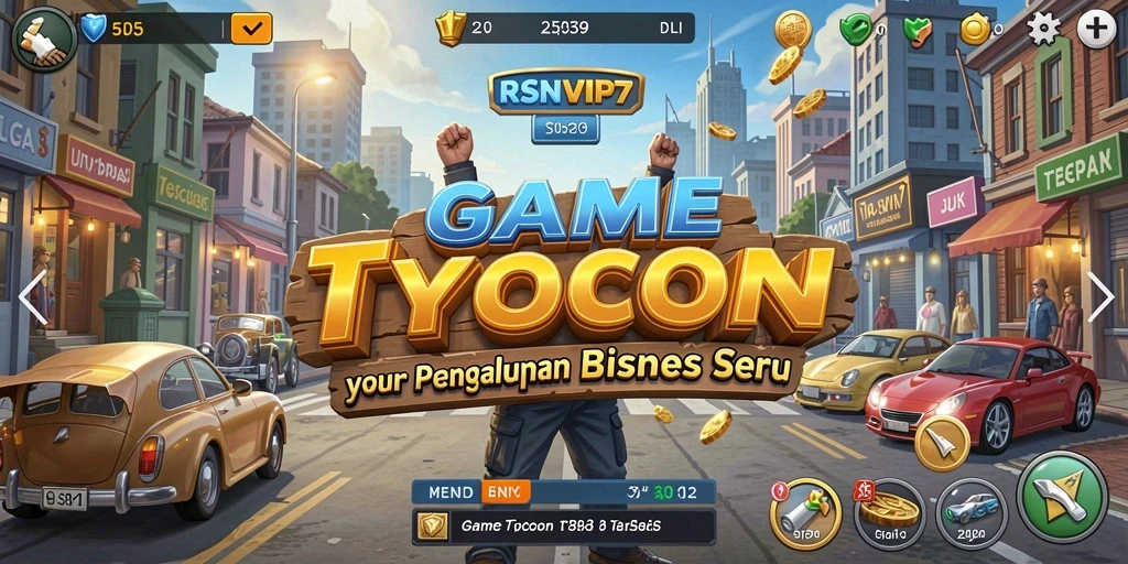 Screenshot gameplay <strong>RSNVIP7</strong> menampilkan suasana bisnis yang menegangkan.