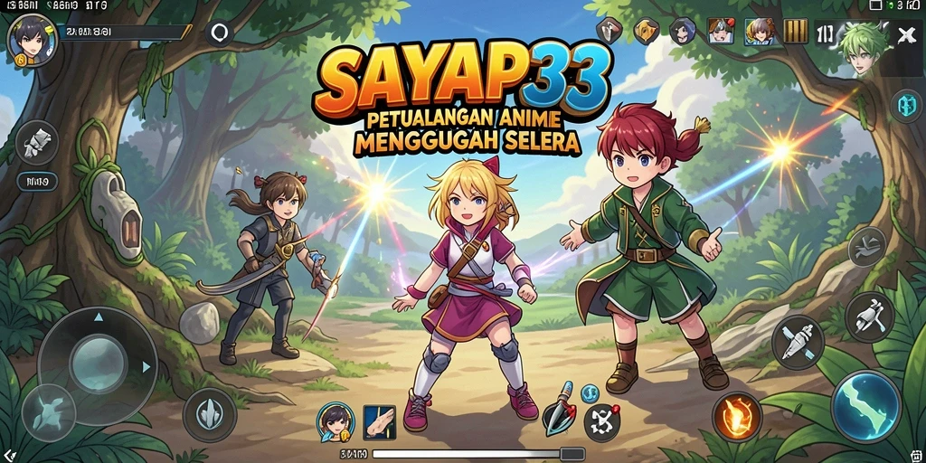 Tampilan menarik dari gameplay Anime yang penuh aksi.